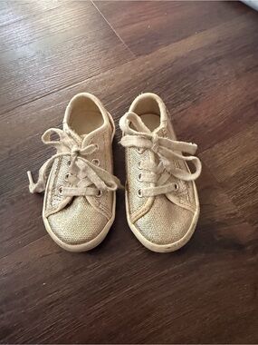 Kids Casual Canvas Sneakers in Rosegold